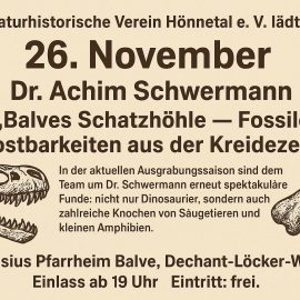 Vortrag Dinosaurier Ausgrabung